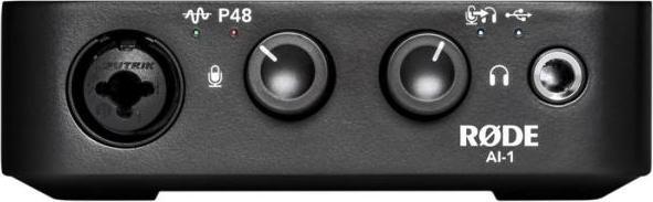 Actual product image RØDE AI-1 interface with XLR cable (USB)