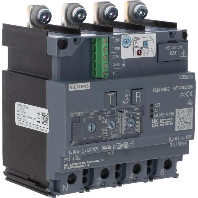 Thumbnail - Siemens 3VA9114-0RL21, Relais