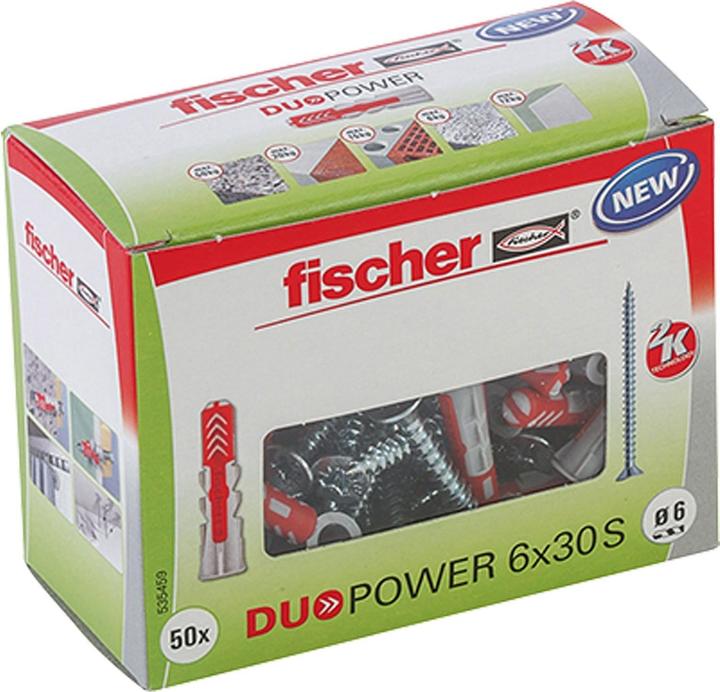 Produktbild Fischer DuoPower 6x30 S (50 Stk.)
