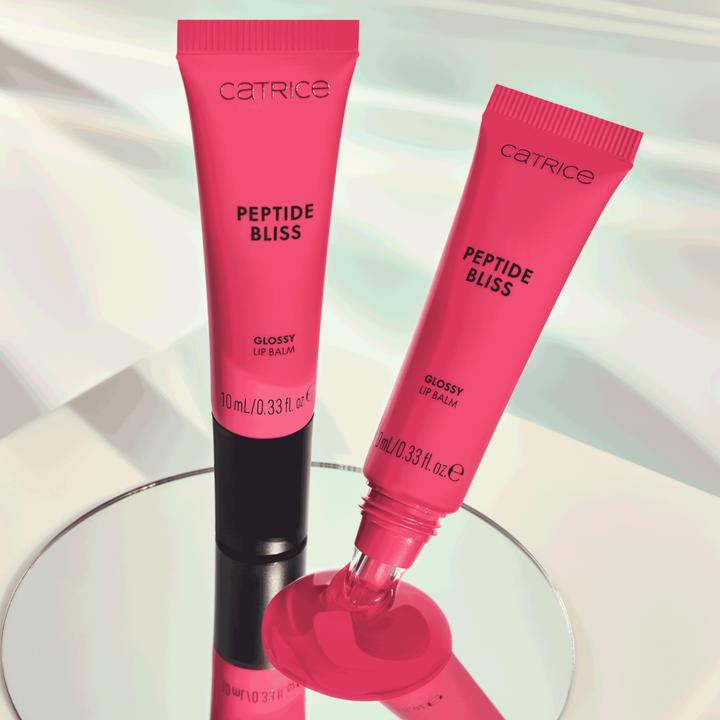 Actual product image Catrice Peptide Bliss Glossy Lip Balm (#A8001C)