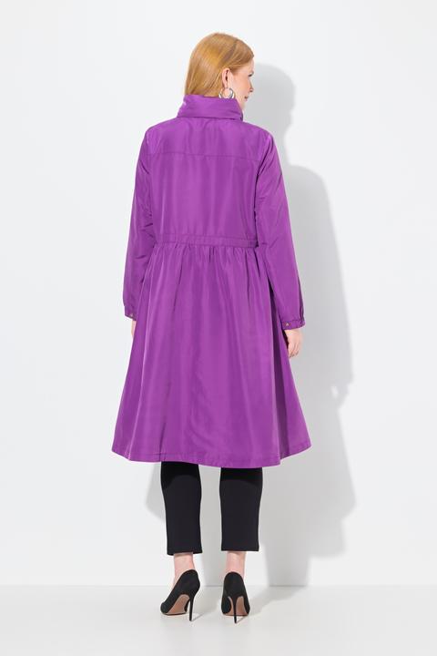 Immagine prodotto Ulla Popken Cappotto, impermeabile, cappuccio, doppia zip (58)