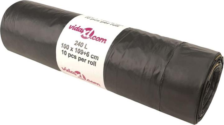 Produktbild vidaXL Müllbeutel mit Zugband (15x, 240 l)