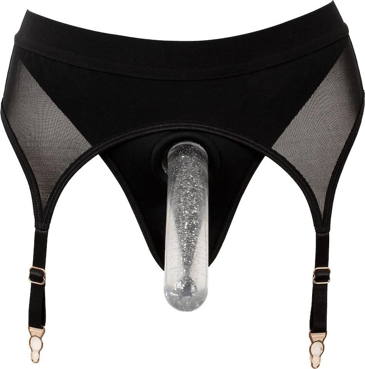 Actual product image Bad Kitty Strap-on thong with suspenders (M)