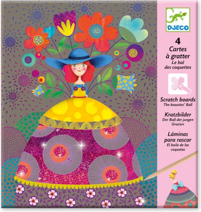 Produktbild Djeco Scratchbilder Der Schönheitsball