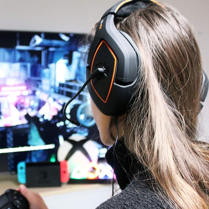 Produktbild Gioteck Headset TX50 kabelg.Stereo 3.5mm Bu,1.4m PS4, Xbox (Kabelgebunden)