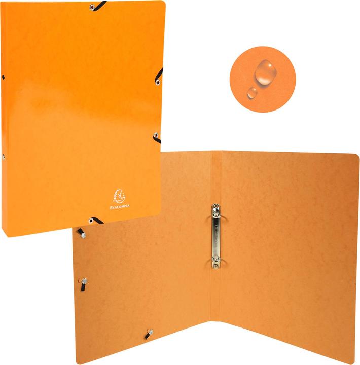 Produktbild Exacompta Ringbuch Iderama 2-Ringe orange (A4, 20 mm, 1 Stk.)