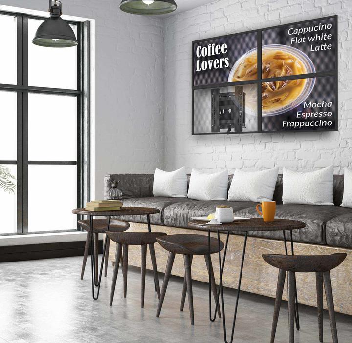 Immagine prodotto edbak VWPOP40 supporto video a parete a scomparsa stretta, da 19 a 40 pollici (Muro, 40", 25 kg)