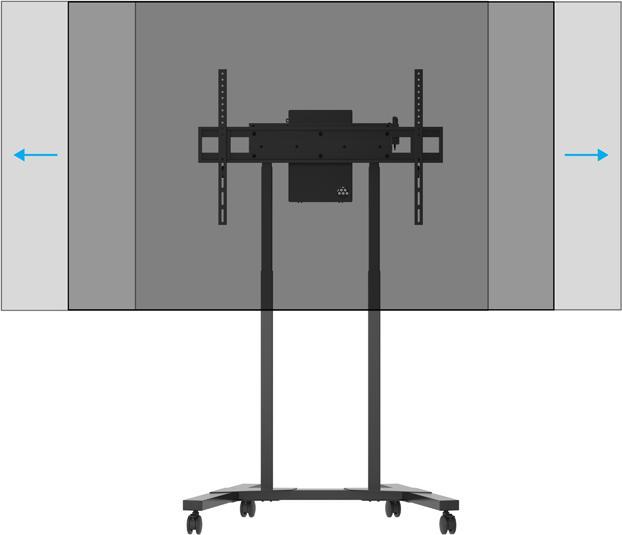 Actual product image b-tech Universal flat rate screen (Ground)