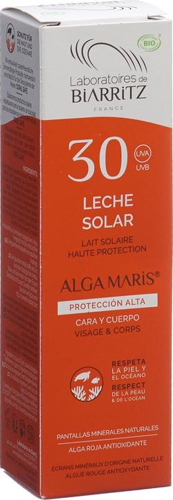 Image du produit Laboratoires de Biarritz Lait solaire visage et corps (Lait solaire, SPF 30, 100 ml, 151 g)