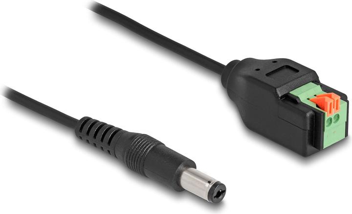 Produktbild Delock DC Kabel 2,1 x 5,5 mm Stecker zu Terminalblock Adapte (0.15 m)