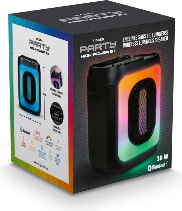 Produktbild Bigben Party Luminous Loudspeaker Bt 30w Aux
