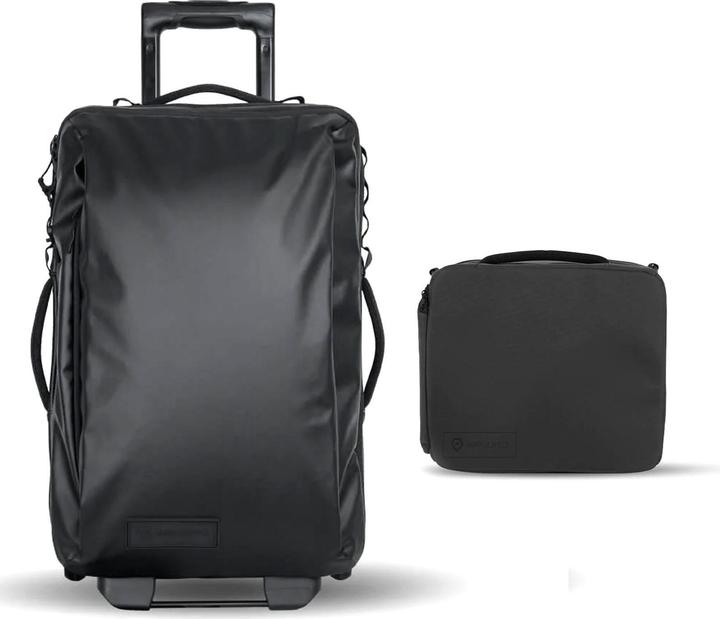 Actual product image Wandrd Transit Carry On Roller Black Essential+ Bundle (Photo trolley, 40 l)