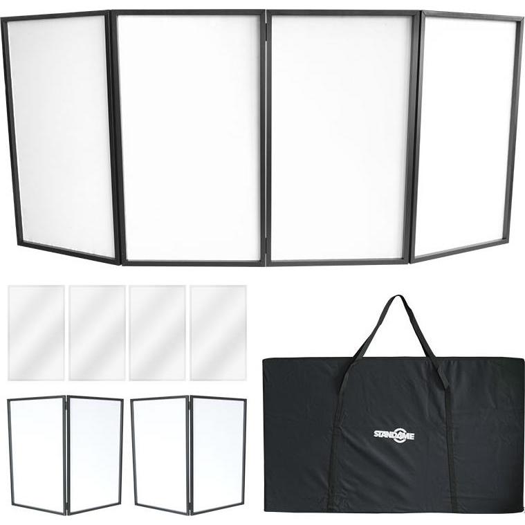 Stand4me DJ PARAWAN COMPACT SET mit Transporttasche, Mobiletti DJ, Nero