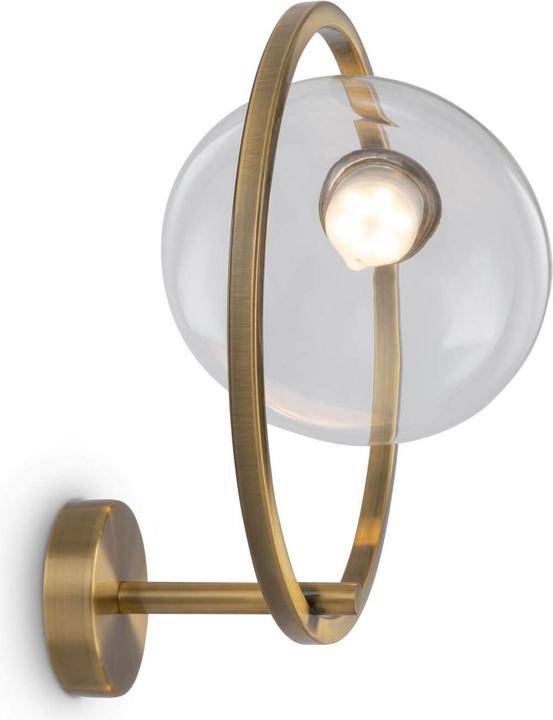 Actual product image Maytoni Lunare LED wall light, wall lamp 5W brass warm white (450 lm)