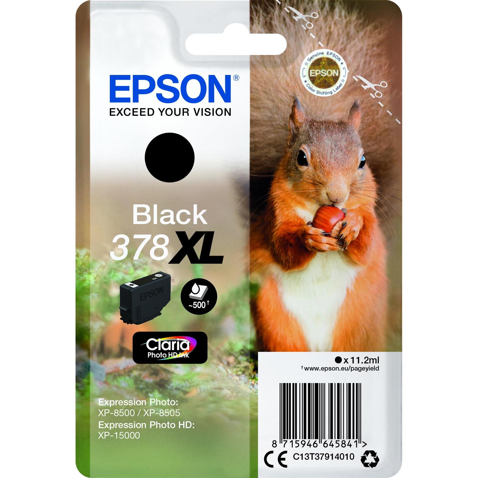 Epson, Druckerpatrone, 378XL (BK)