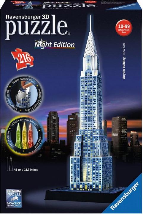 Produktbild Ravensburger Chrysler Building bei Nacht (216 Teile)