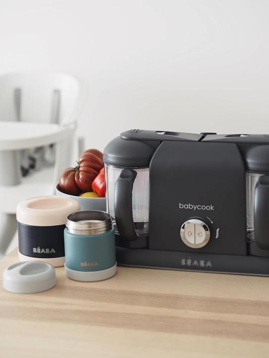 Actual product image Beaba Babycook Plus Grinder-Steamer 4in1, Dark Grey