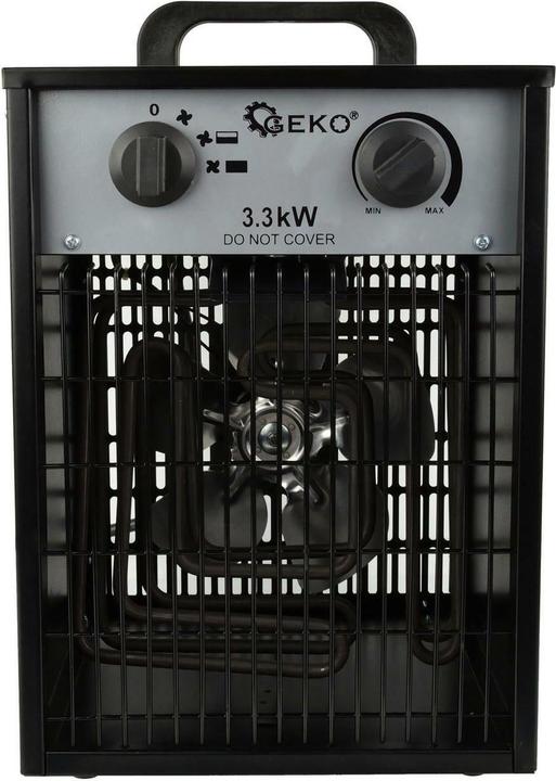 Actual product image GEKO Electric air heater with fan 3.3 kW