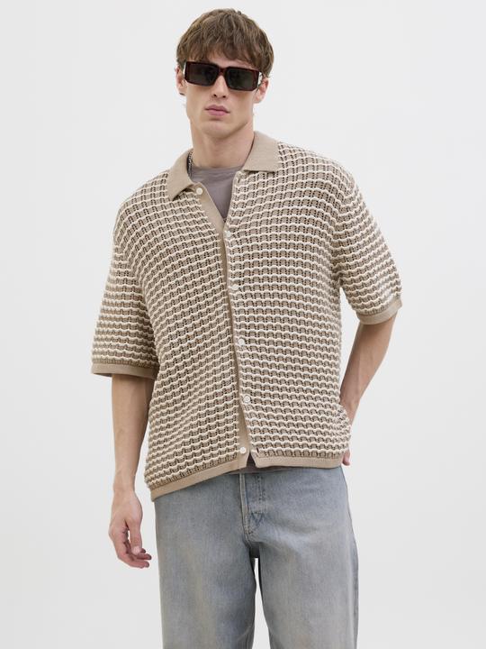 Produktbild Jack & Jones Jordia Knit Ss Polo Styd Ss25 (XL)