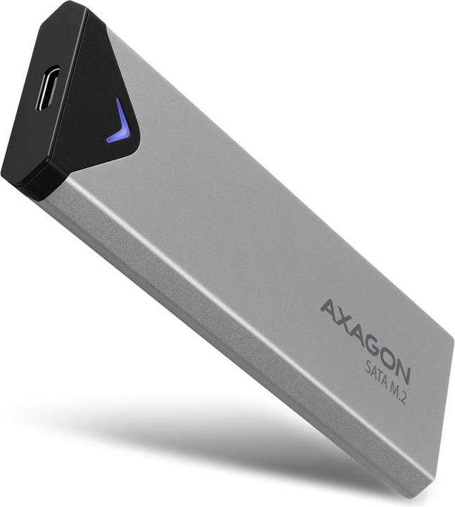 Actual product image Axagon EEM2-U3C - SSD Enclosure - M.2 - M.2 - SATA - 5 Gbit/s - USB Connectivity - Weak (M.2)