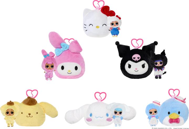Image du produit L.O.L. Surprise! L.O.L. Surprise Loves Hello Kitty Reversible Plush Surprise Asst.