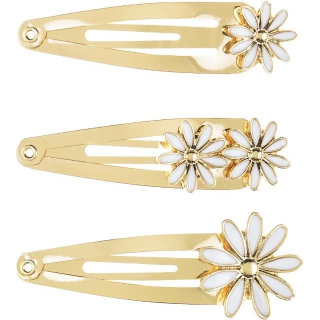 Partydeco Haarspange - Margeriten (3Stk)