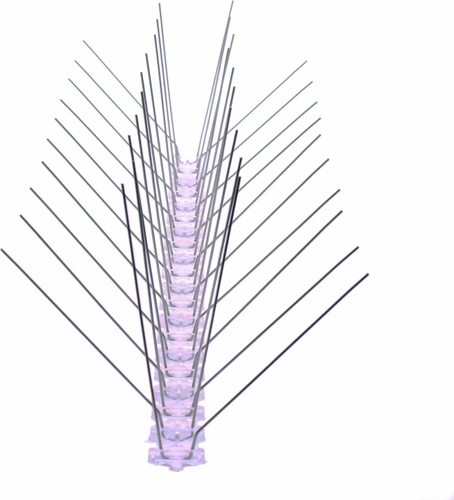 Produktbild MD 10 Meter 4 reihig Taubenspikes Polycarbonat Profiqualität