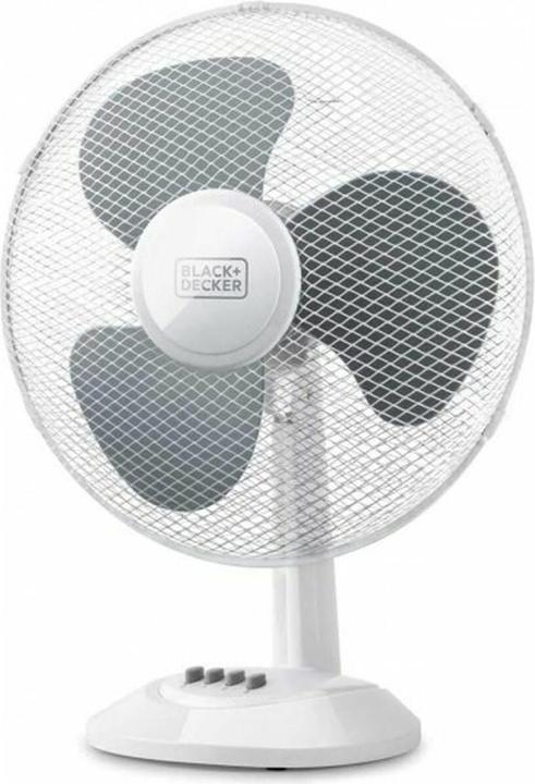 Black & Decker Black+Decker BXEFD42E Table Fan BXDF42E, 40, Plastic White (54 dB)