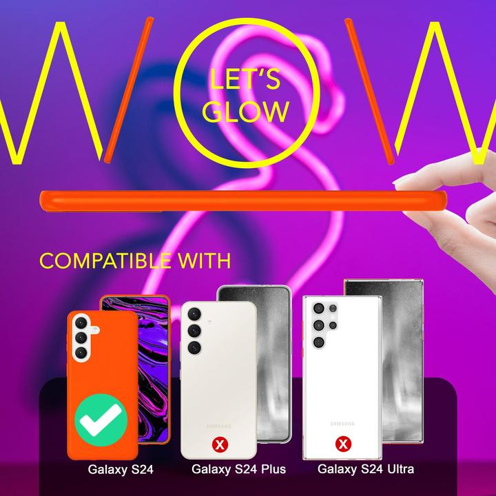 Productafbeelding Nalia Neon Silicone Mouw (Samsung Galaxy S24)