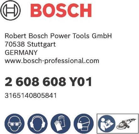 Produktbild Bosch Professional Zubehör Schleifblatt F550, 5er-Pack. Für kleine Winkelschleifer (24)