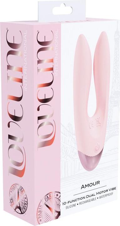 Actual product image Loveline Amour - Dual Motor Vibe - Pink
