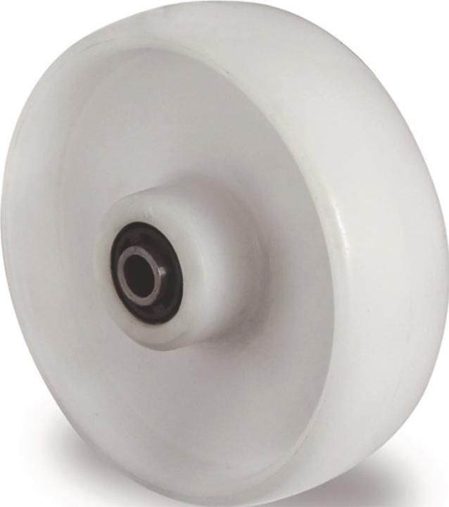 Tecwerk Ersatzrad Rad-Ø 80 mm Tragfähigkeit 130 kg Polyamid weiss Achs-Ø 12 mm Nabenlänge 40 mm