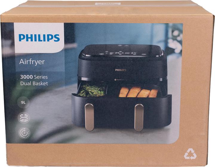 Actual product image Philips Airfryer Dual Basket NA352/00