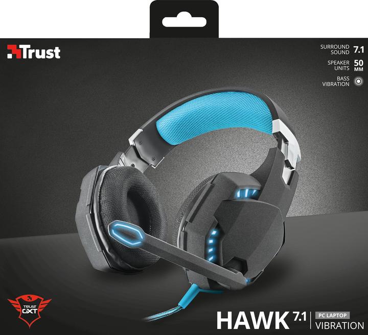 Produktbild Trust GXT 363 7.1 Bass Vibr. Gaming Headset (Kabelgebunden)