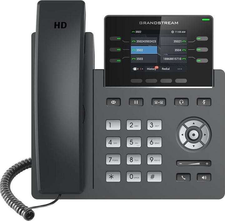 Grandstream Téléphone IP GRP2613 couleur audio HD Wifi