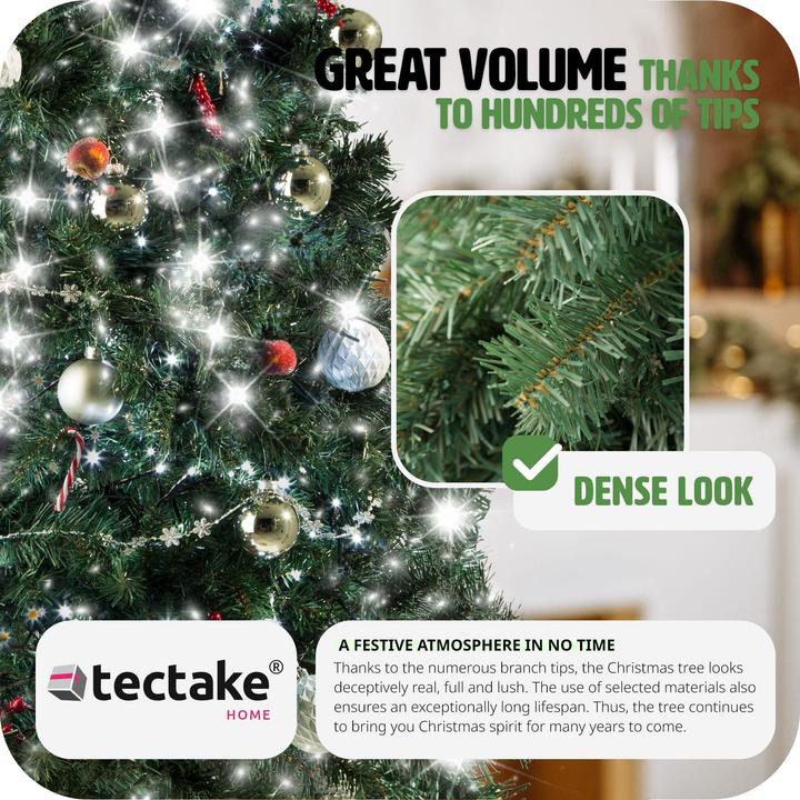Actual product image tectake Artificial Christmas tree (180 cm)