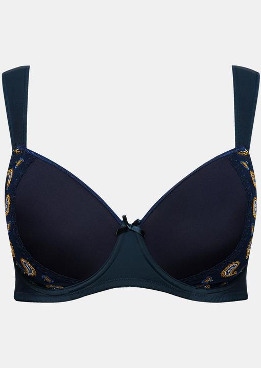 Actual product image Ulla Popken Paisley Spacer Bra (Single pack, 105 E)