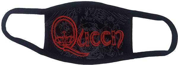 Produktbild Rock Off Queen Face Mask: Red Retro Logo