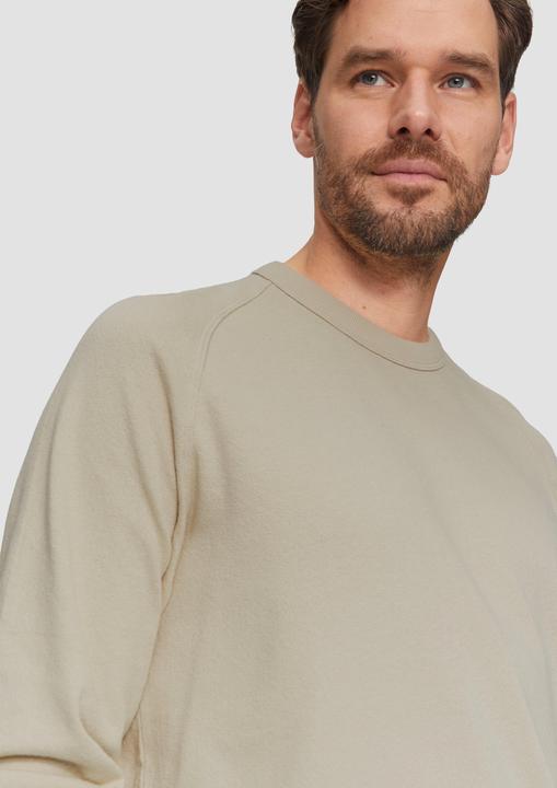 Produktbild S.Oliver Sweatshirt Leichtes Sweatshirt mit Crewneck und Raglanärmeln (3XL)