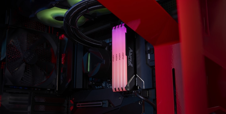 Actual product image Kingston DDR4-3600MT/s CL18 (1 x 16GB, 3600 MHz, DDR4-RAM, DIMM)