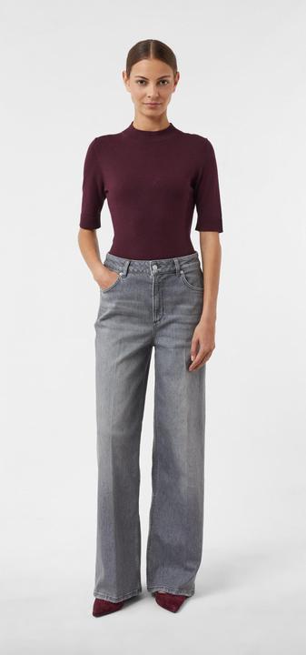 Image du produit Comma Jeans-Hose Wide-Leg-Jeans mit Waschung (44)