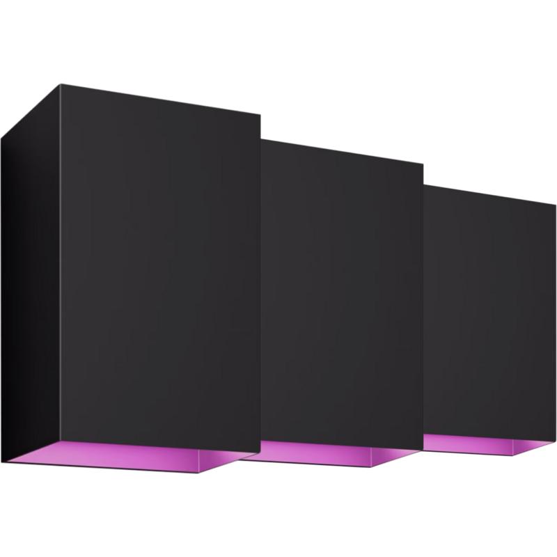 Philips, Illuminazione esterna, Hue Resonate muurlamp Bianco e Colore confezione da 3 pezzi