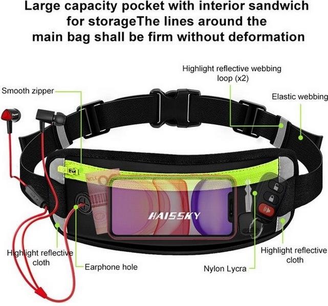 Produktbild Haissky RJT007 Waist Bag