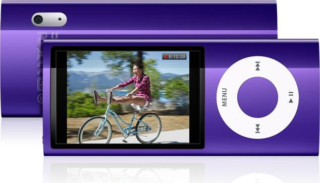 Produktbild Apple iPod nano, Generation 5, 8GB, Violett, Videokamera