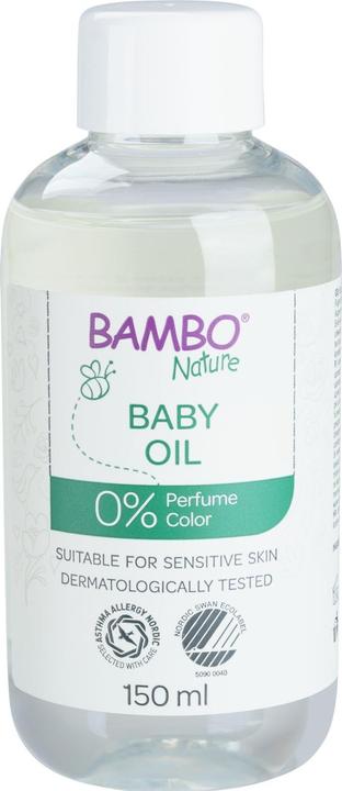 Bambo Nature Baby Oil, ohne Farbstoff oder Parfüm