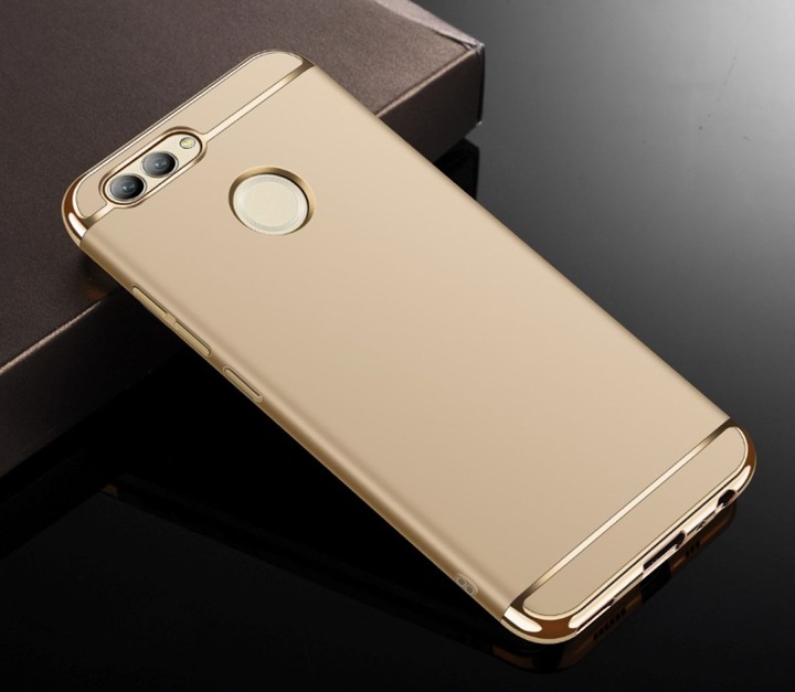 Produktbild König Design Huawei Y3 2017 Hülle Case Handy Cover Schutz Tasche Schutzhülle Bumper Etui Gold