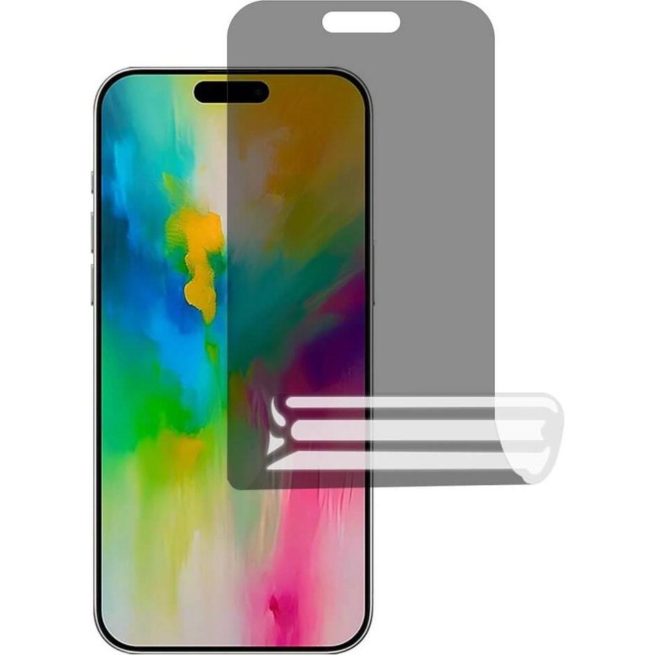 Cover-Discount iPhone 16 - Display Schutzfolie PET Privacy Anti-Spy (1 Stück, Apple iPhone 16), Smartphone Schutzfolie, ...