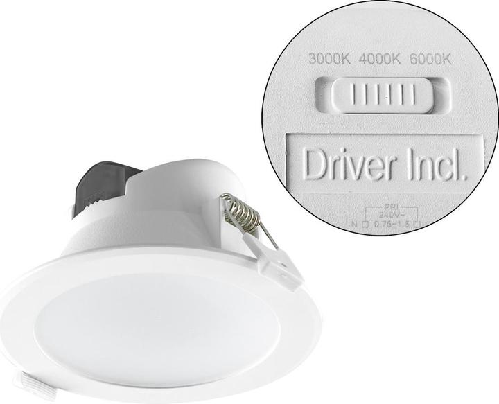 Actual product image EVN LED recessed luminaire (820 lm)