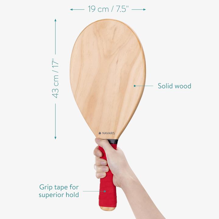 Actual product image Navaris Beach tennis set