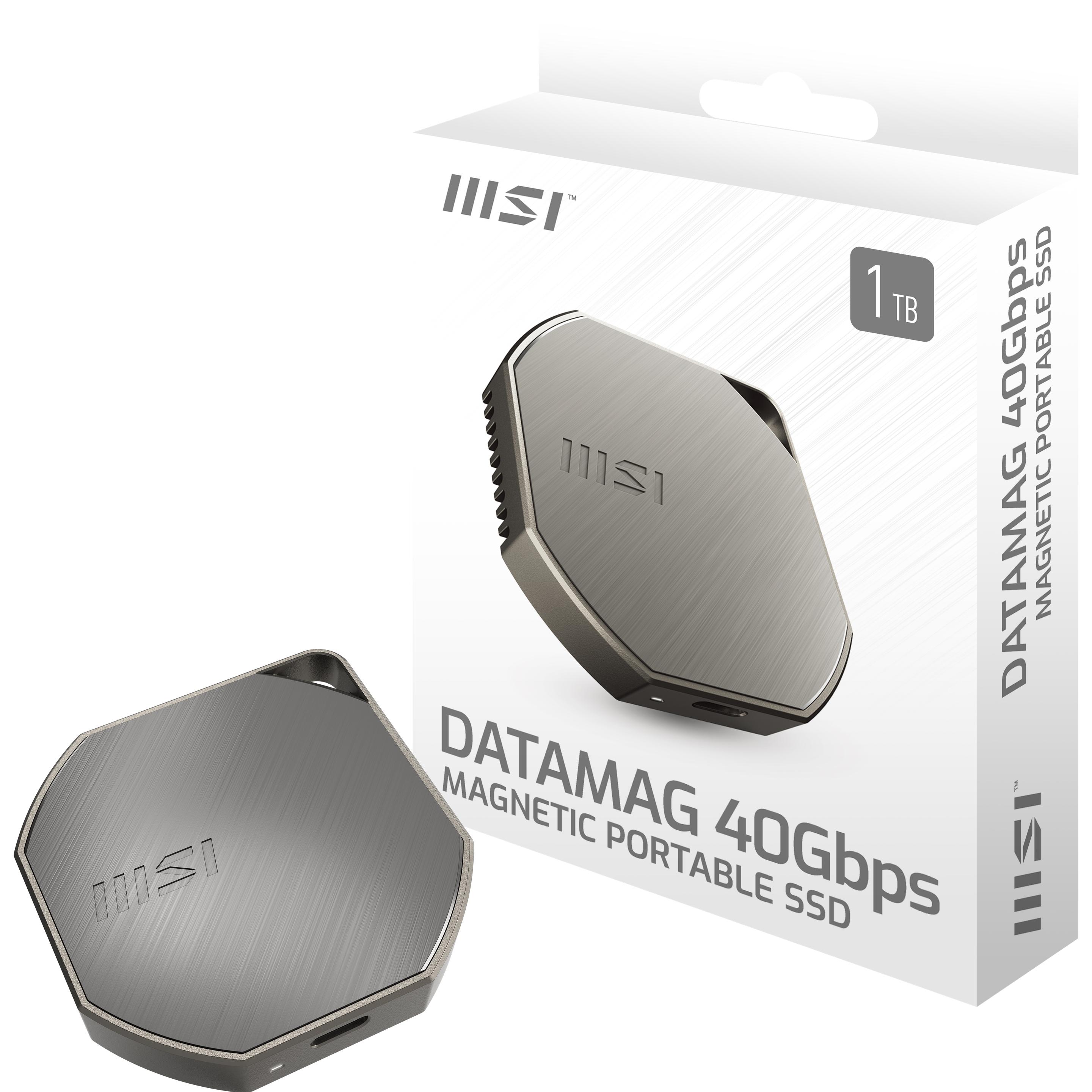 MSI Portable SSD Datamag 40gbps 2tb (2 TB) (DATAMAG 40GBPS 2TB)